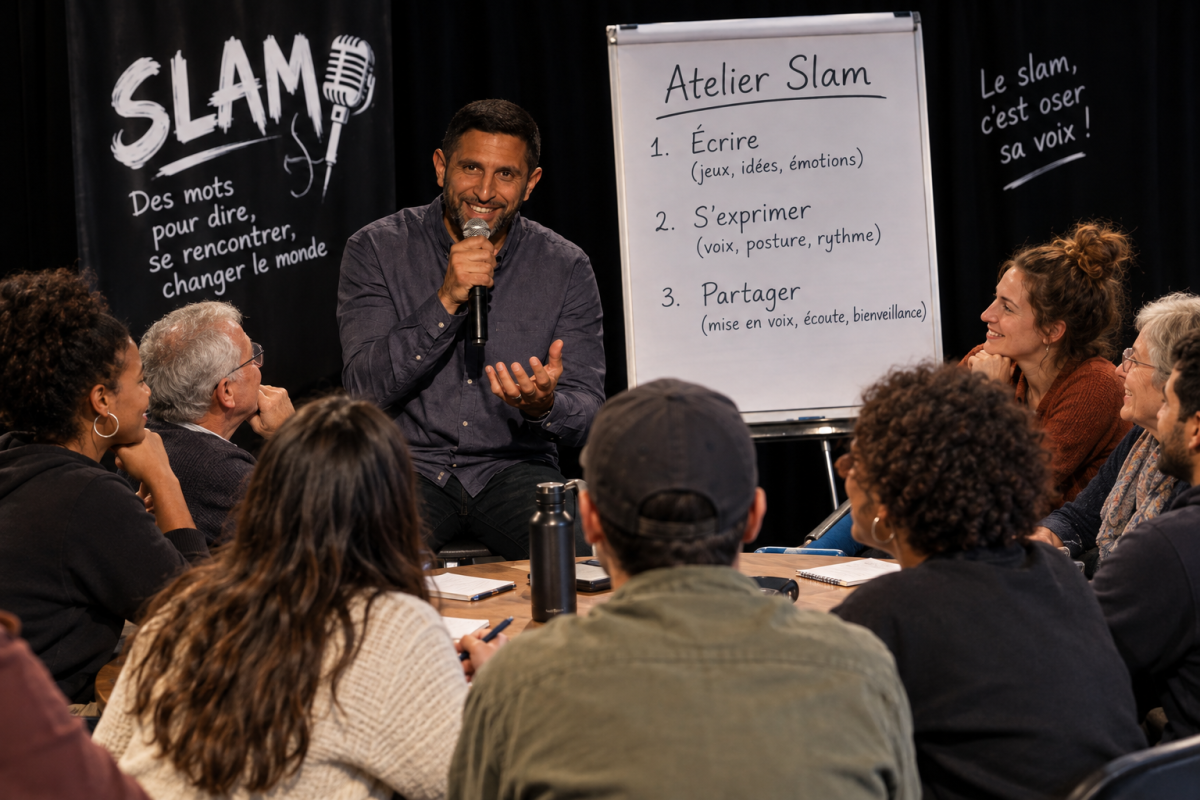 Affiche de Atelier Slam