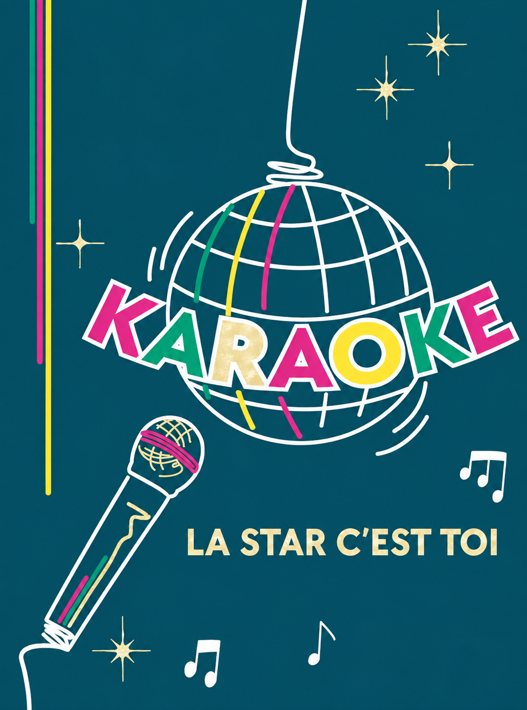 Affiche de Soirée Karaoke